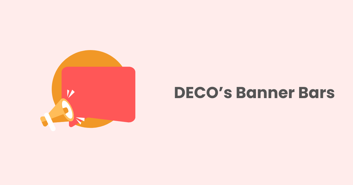 deco banner bar