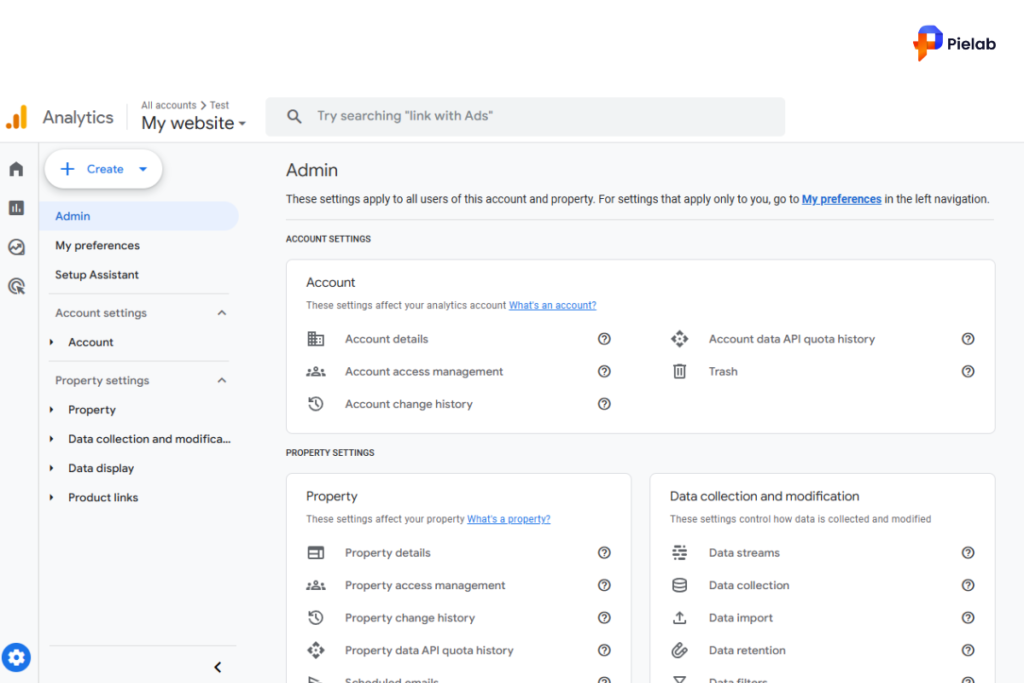Create a Google Account and Google Analytics Account